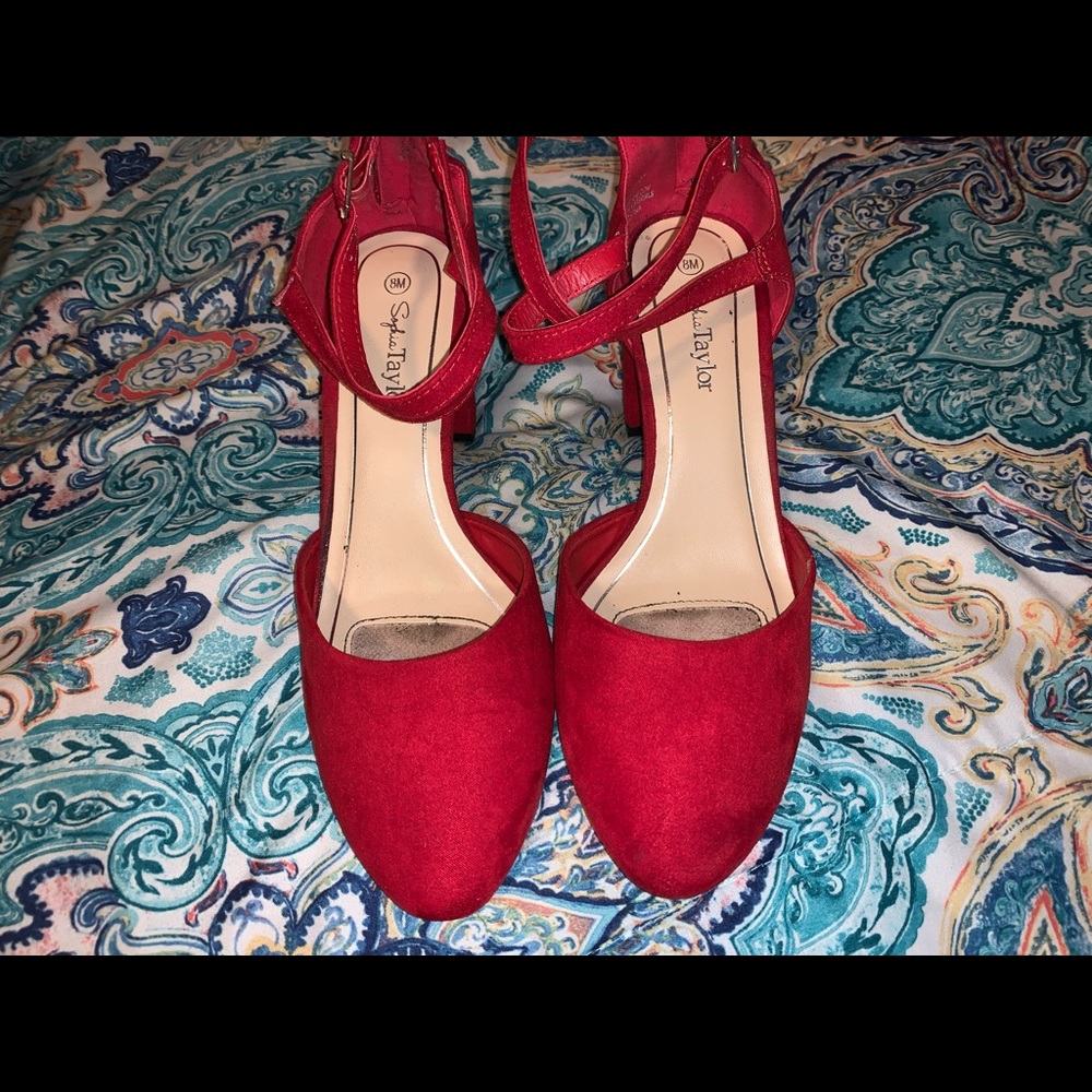 red high heels